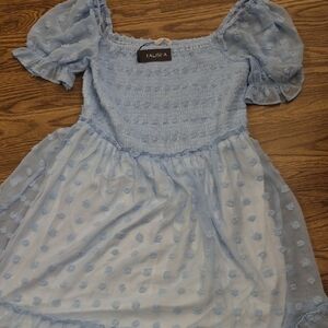 Talisa Women's Blue Smocked Blouse